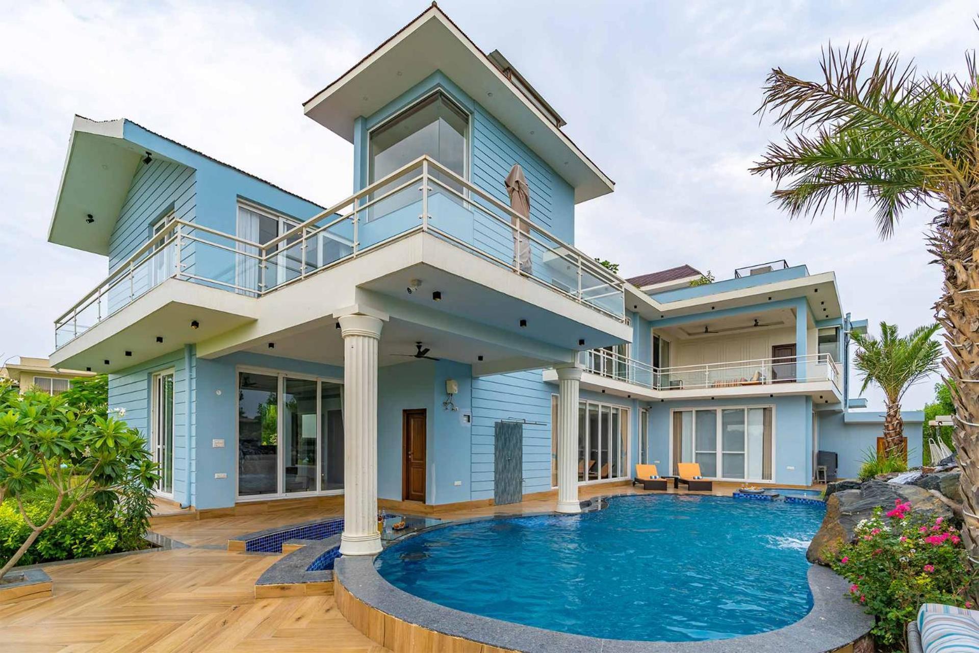 Stayvista At Serenity Farms With Pool, Lawn, Bonfire & Bbq Sohna Экстерьер фото