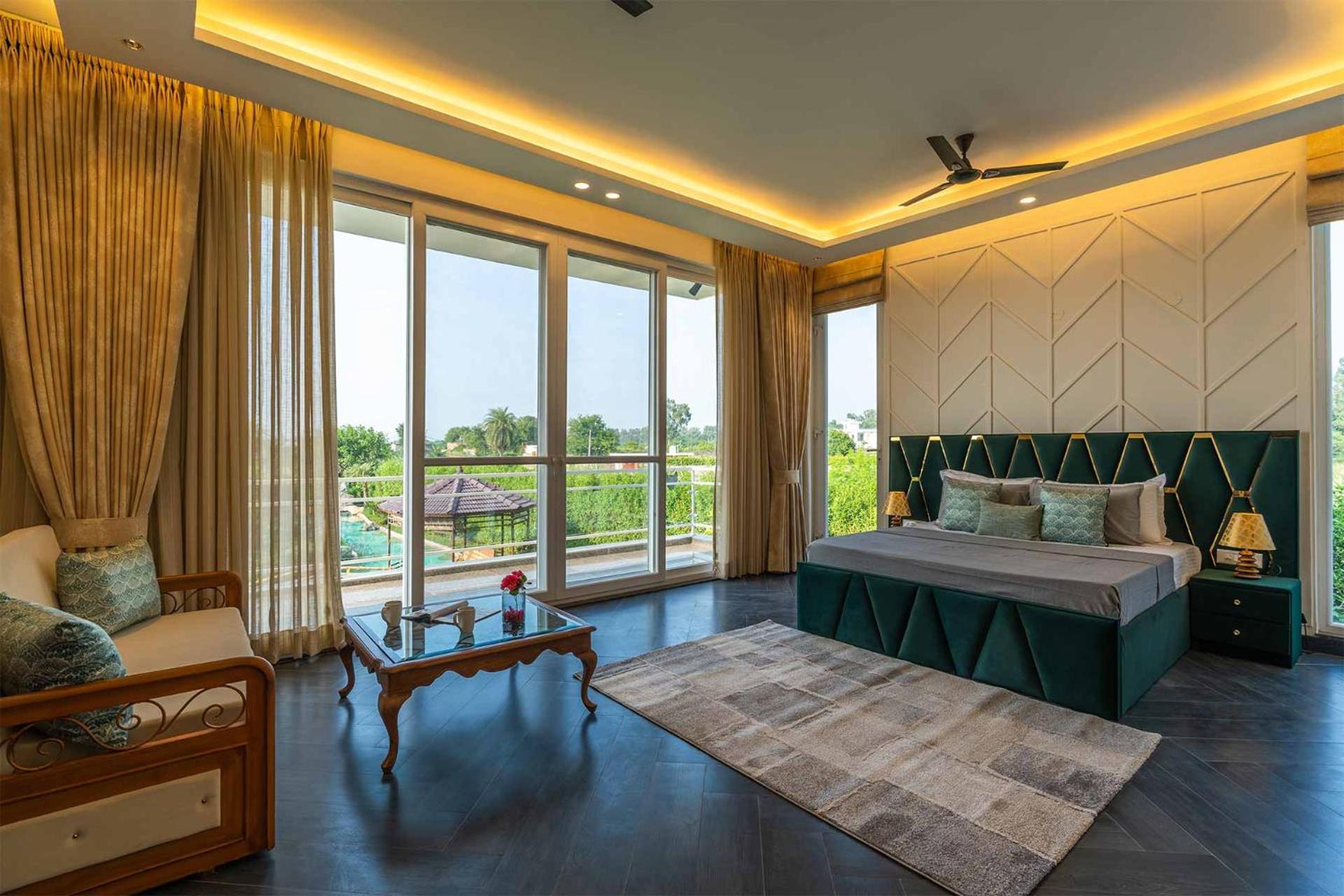 Stayvista At Serenity Farms With Pool, Lawn, Bonfire & Bbq Sohna Экстерьер фото